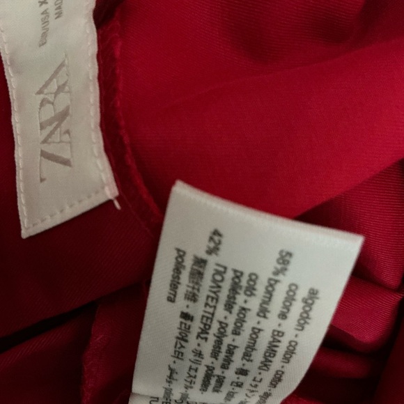 Elegant Red Women's Skirt - Picture 5 of 6